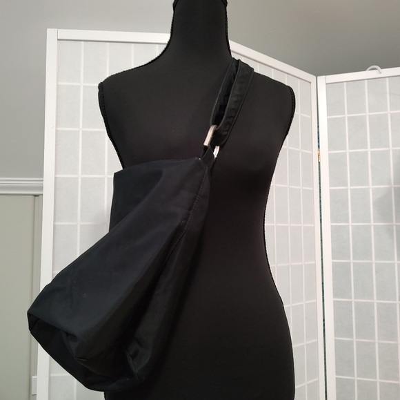 Dkny Handbags - DKNY Black Crossbody Bag with Adjustable Strap and Slouchy Design